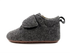 Bundgaard dark grey indoor shoe Tannu wool  